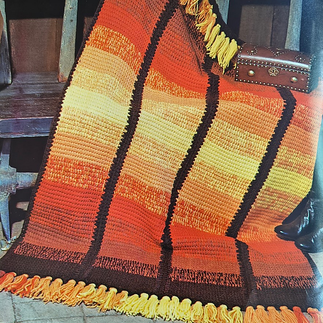 Painted Desert Afghan #776-6