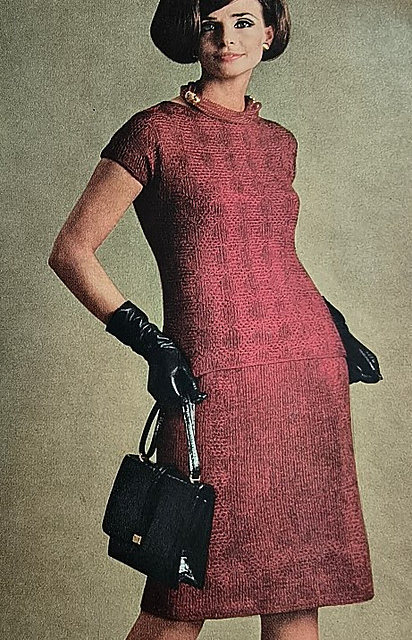 Damask Ribbon Knit