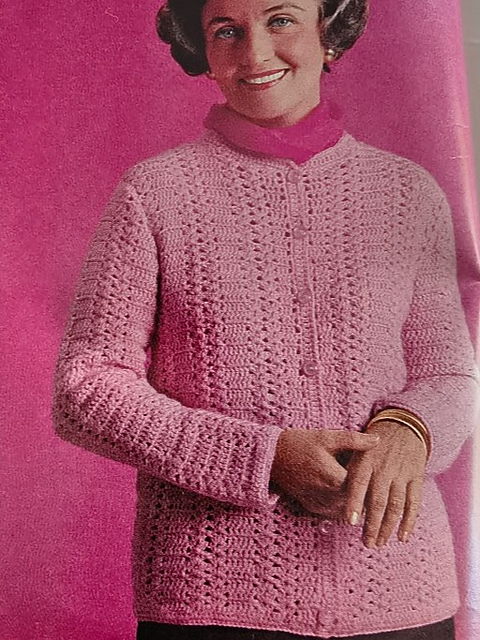 Pink Cardigan