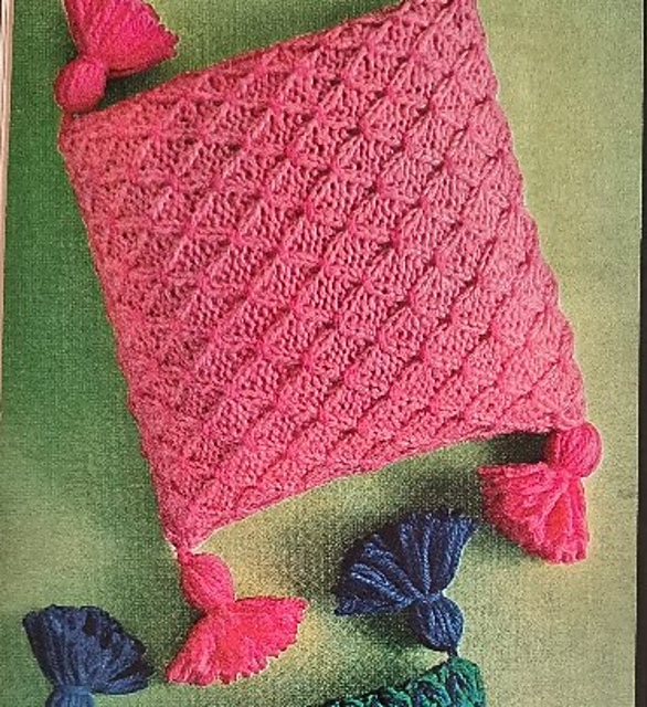 Smocked Pink Pillow