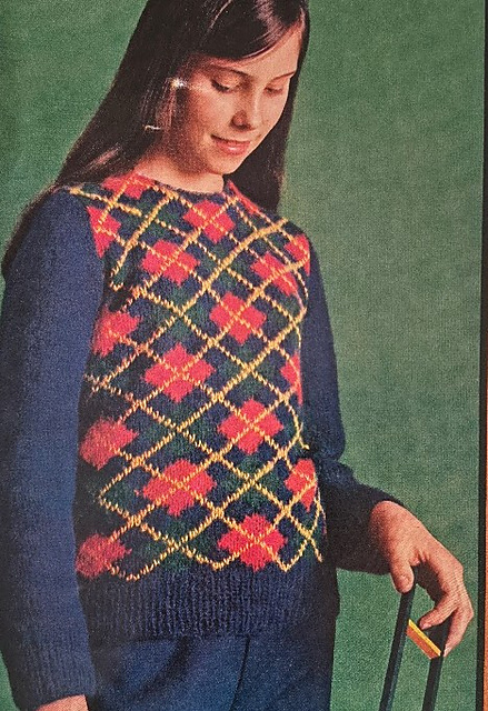 Mohair Argyle