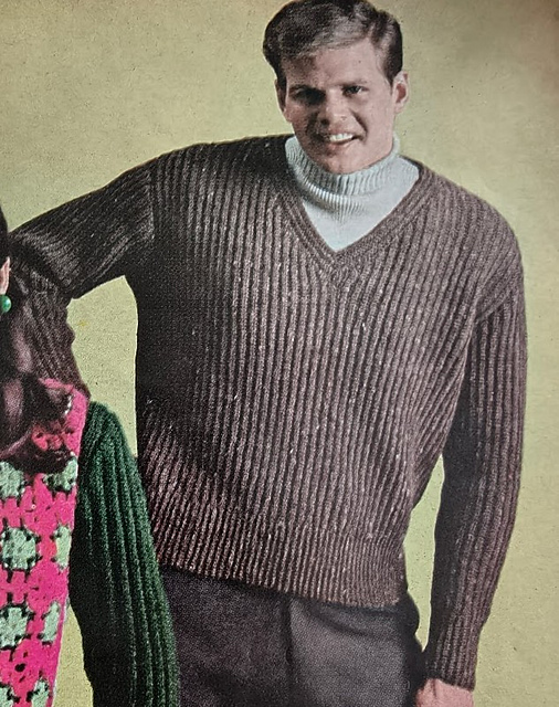 Tweed Brown Pullover