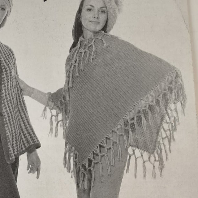 No 1207 Reversible Poncho
