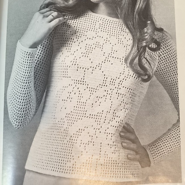 White Rose Sweater