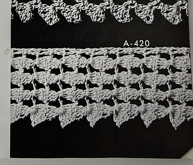 A-420 Crocheted Edging