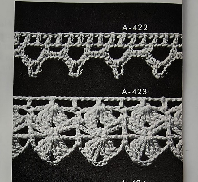 A-423 Crocheted Edging