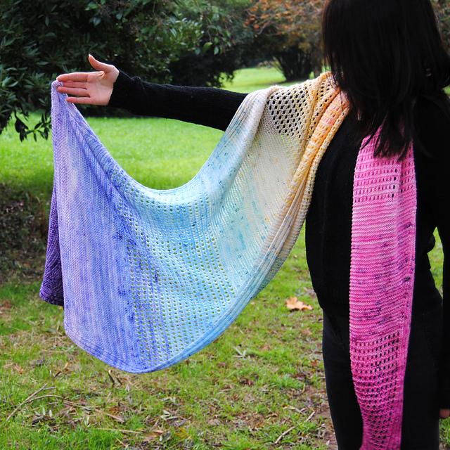 Moon cloud shawl