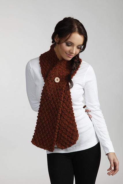 button scarf