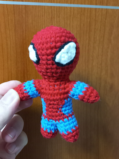 spiderman amigurumi