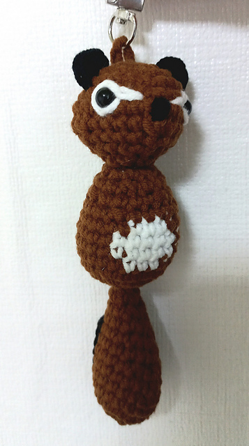 chipmunk keychain