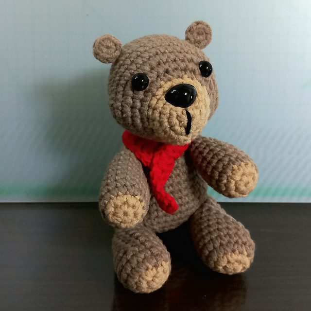 Bear amigurumi plush