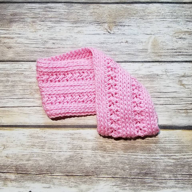 Winter Blues Twisted Headband