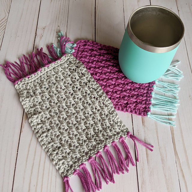 Alpine Stitch Mug Rug