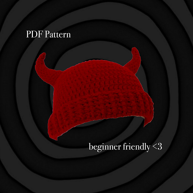 Devil Horn Docker Beanie