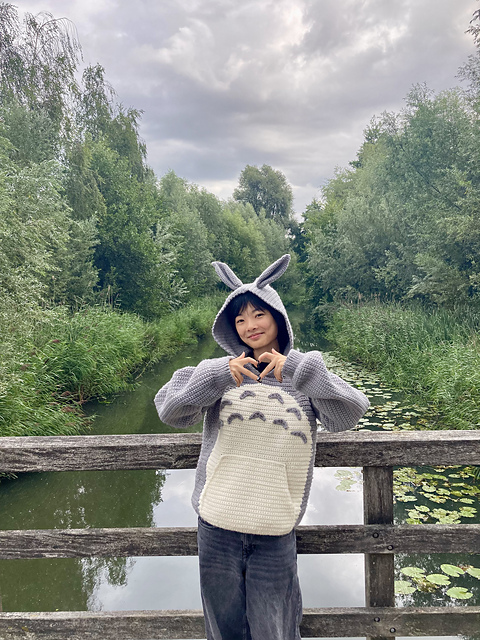 Ravelry: Totoro Hoodie pattern by Lucy Liang