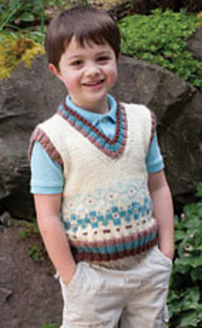 Dressing for Style in Fair Isle- His Vest