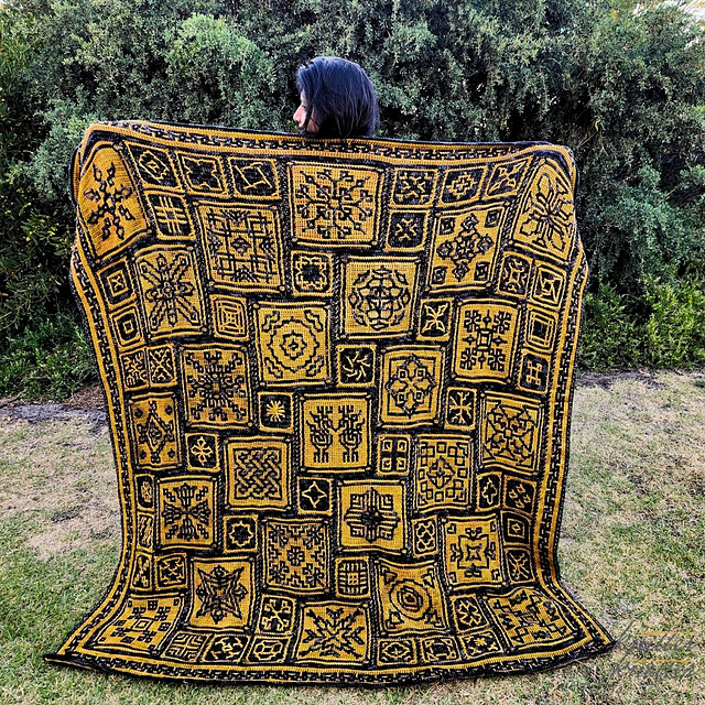 Sona Tunisian Blanket CAL