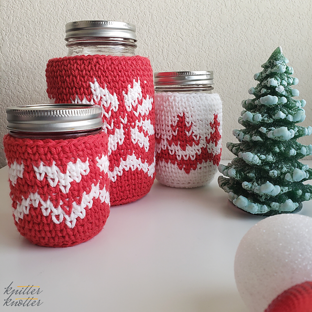 'The Heart of Christmas' Mason Jar Cozies