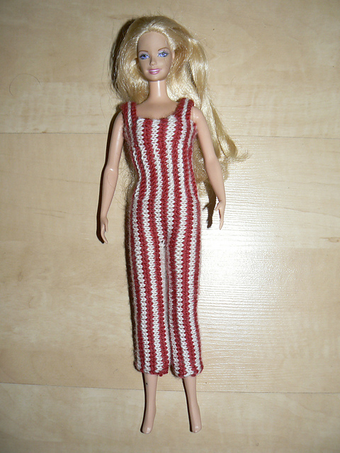 #0030 Beige & Blue Jumpsuit