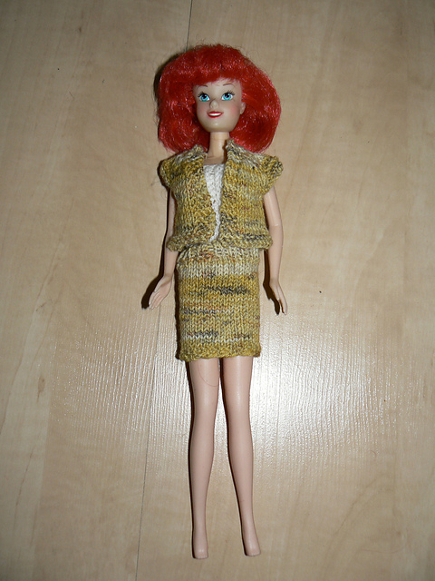 #0035 Dark red Vest and Skirt