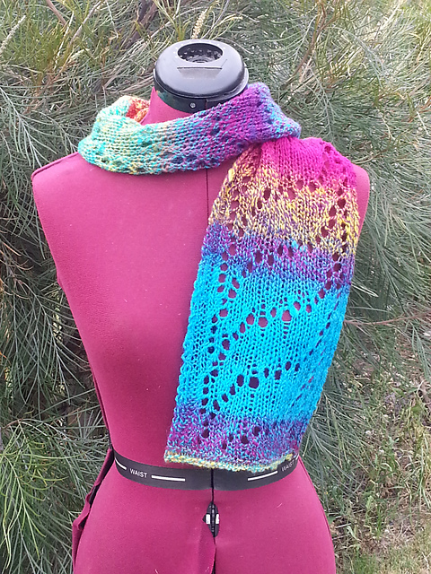 Fractal Waves Scarf