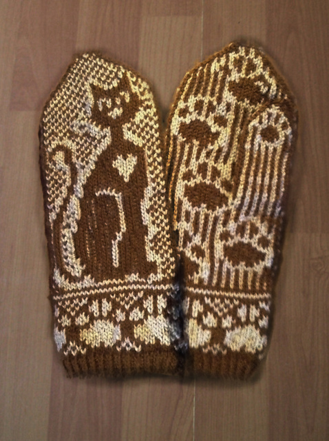 Zammet mittens