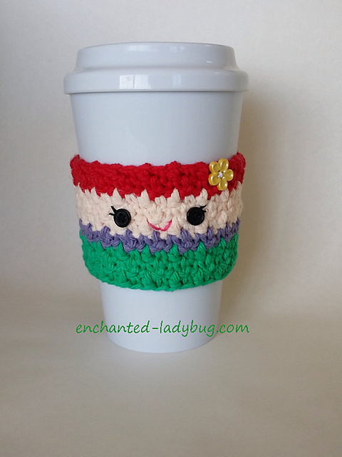 Ariel  Little Mermaid Coffee Cup Cozy