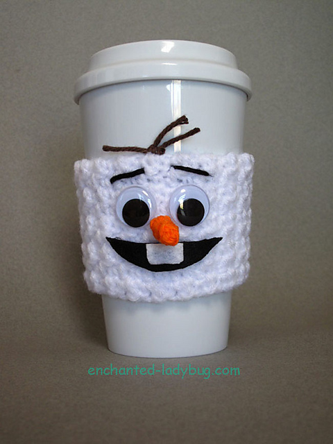 Olaf Coffee Cup Cozy