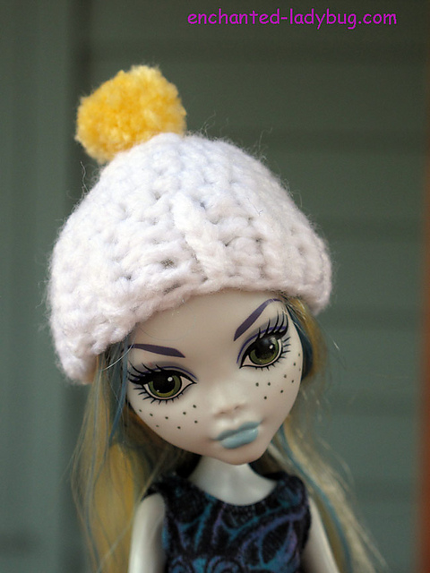 Monster High Doll Pom Pom Hat
