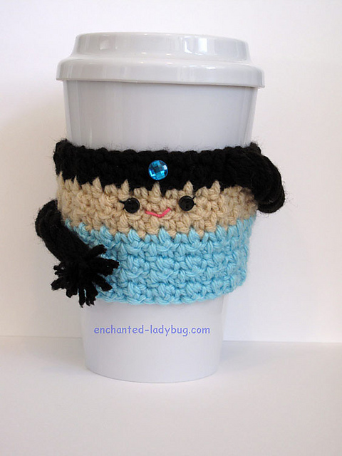 Princess Jasmine Coffee Cup Cozy