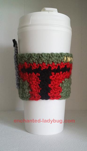 Boba Fett Coffee Cup Cozy