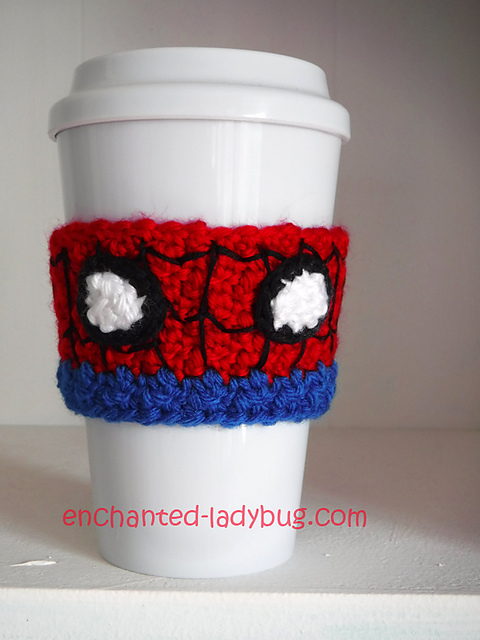 Spider-man Coffee Cup Cozy