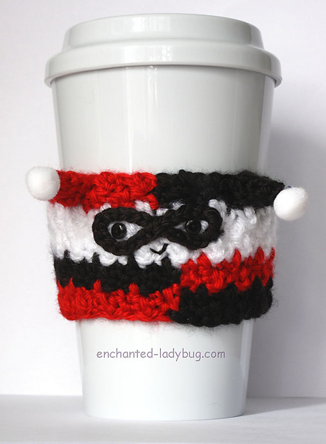 Harley Quinn Coffee Cup Cozy