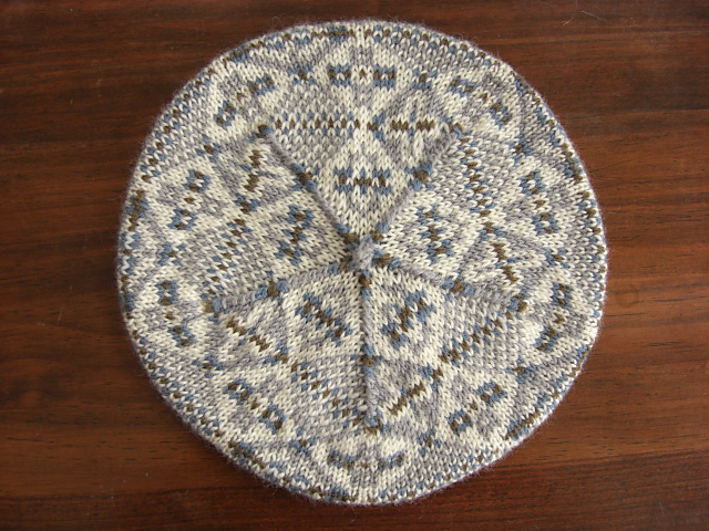 Fair Isle Beret フェアアイル柄のベレー