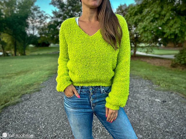 Olivia V Neck Sweater