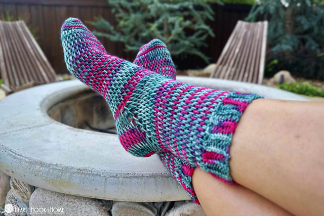Tunisian Socks