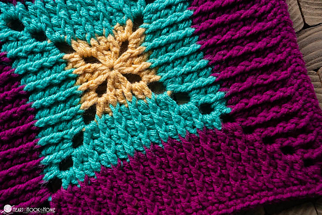 Butterfly Vibe 12” Afghan Square