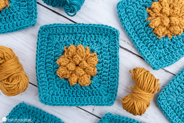 Marigold Sky Granny Square