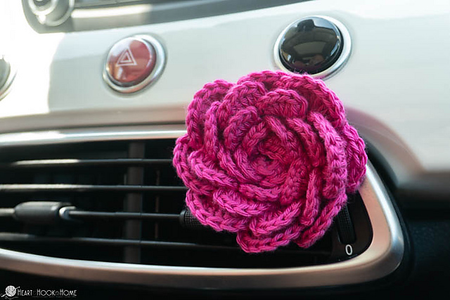 Ravelry: Car Vent Clip Flower pattern by Ashlea Schumaker