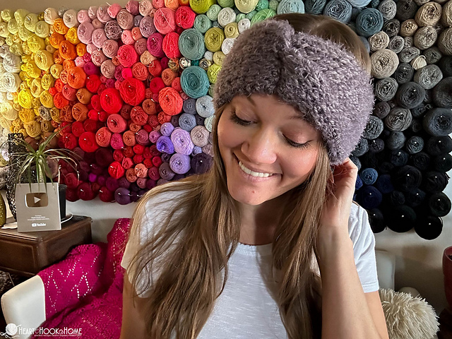 Tunisian Twist Ear Warmer