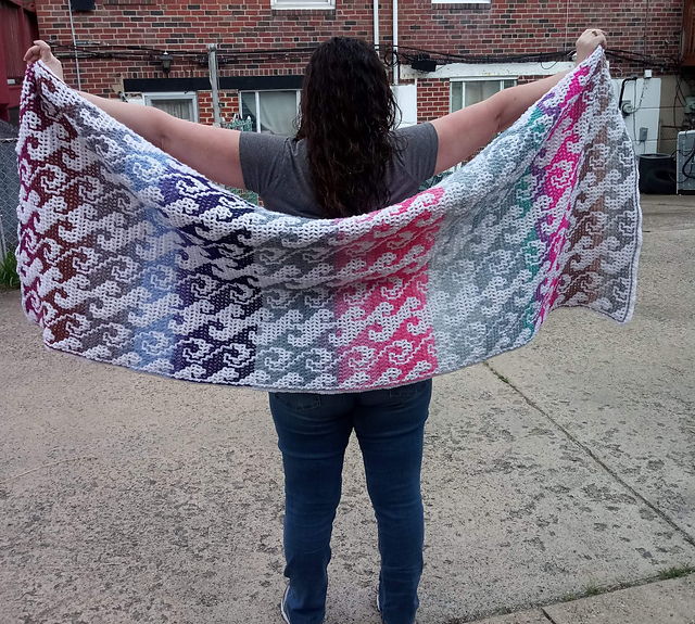 Waves Shawl