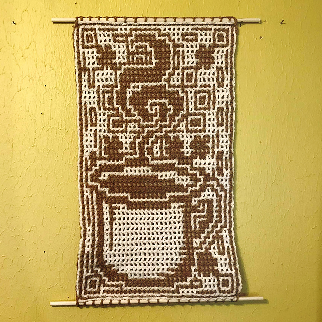 Steaming Mug Wall Hanging