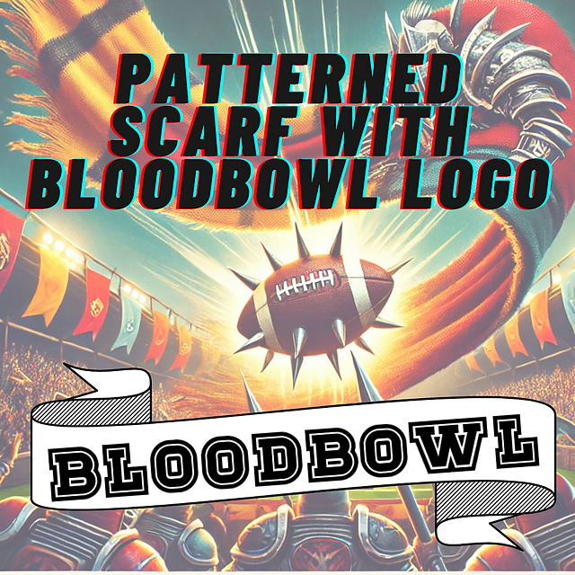 Blood Bowl "Touchdown!" Scarf