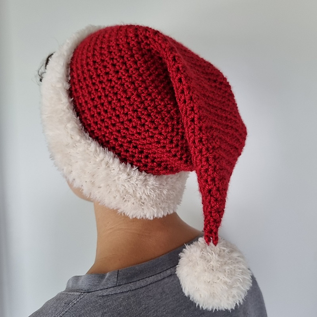 A Quick HDC Santa Hat