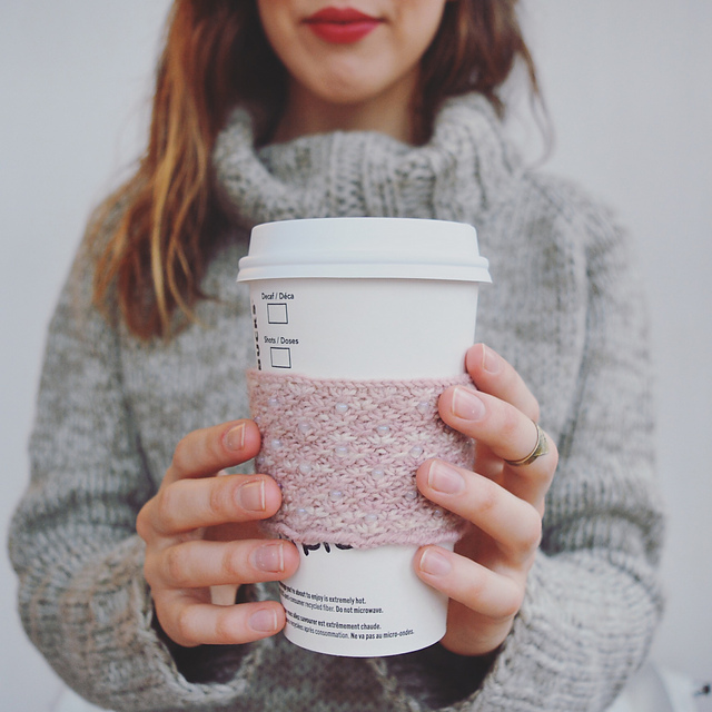 Daisy Coffee Cozy