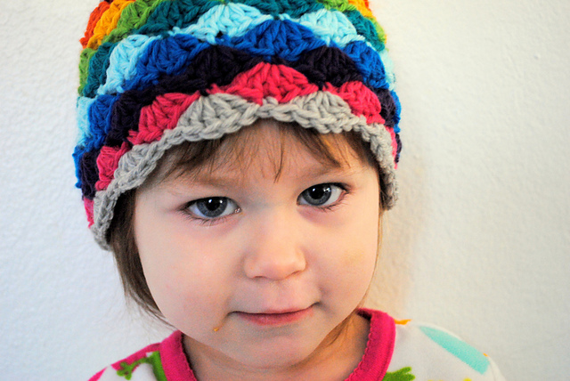 Darling Little Rainbow Hat