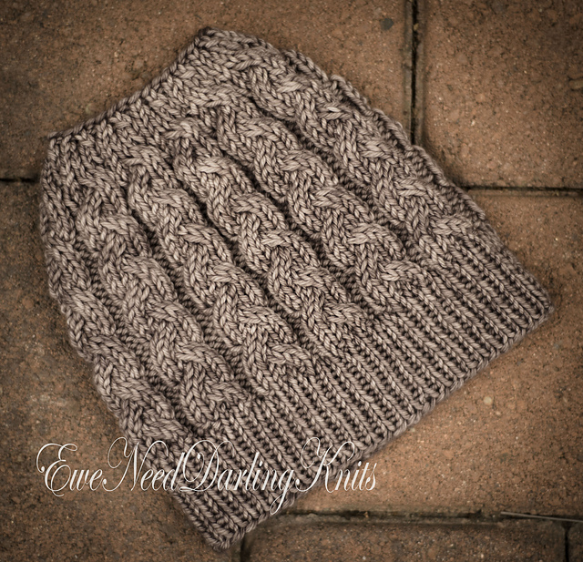 Darling Little Braided Bun Hat