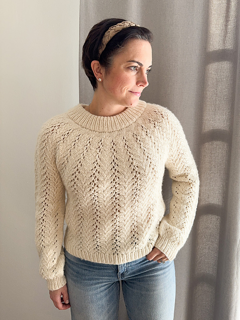 Ravelry: All the Vines Yoke Pullover pattern by Ashley Lillis