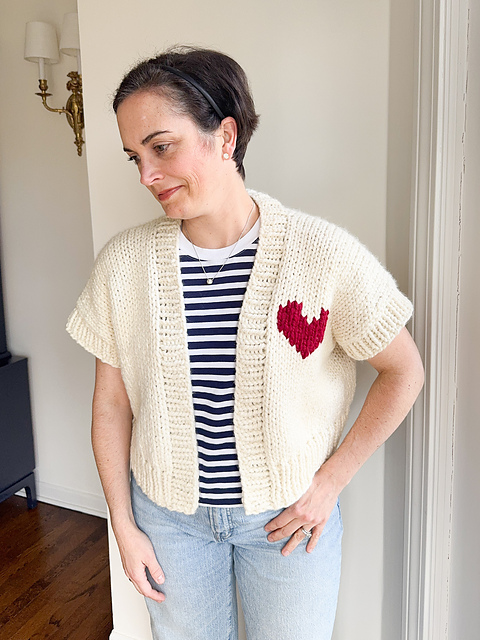 Ravelry: Grateful Heart Cardigan pattern by Ashley Lillis