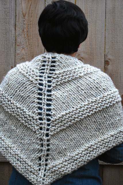 Chunky Triangle Shawl